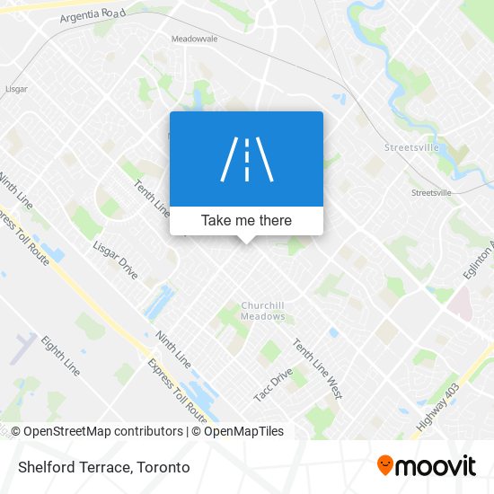 Shelford Terrace map