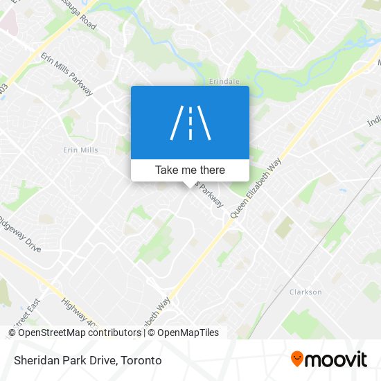 Sheridan Park Drive map