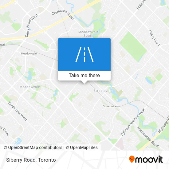 Siberry Road map