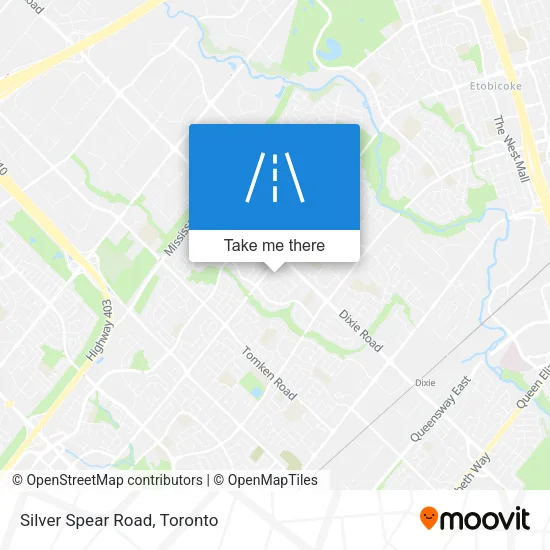 Silver Spear Road map