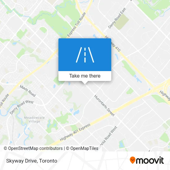 Skyway Drive map