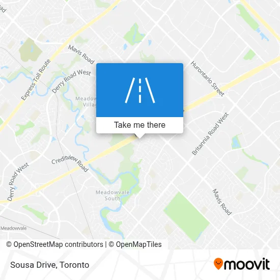 Sousa Drive map