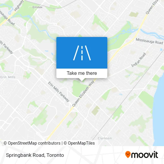 Springbank Road map