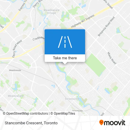 Stancombe Crescent map