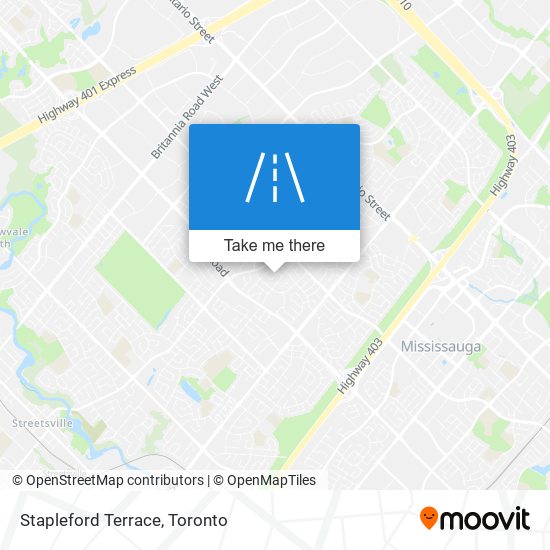 Stapleford Terrace map