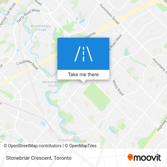 Stonebriar Crescent map