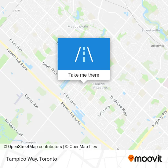 Tampico Way map