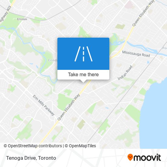 Tenoga Drive map