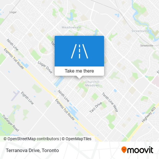 Terranova Drive map