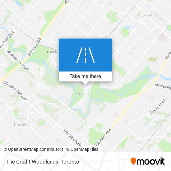 The Credit Woodlands map