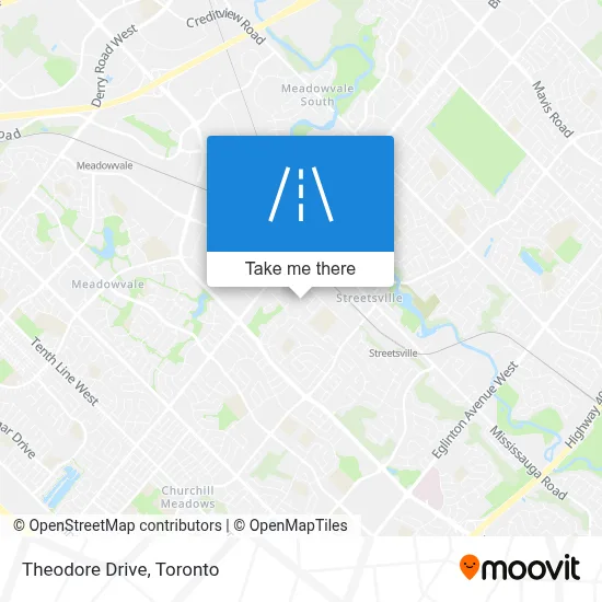 Theodore Drive map