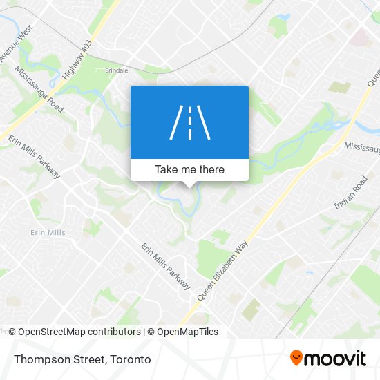 Thompson Street map