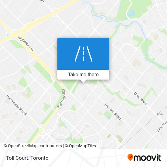 Toll Court map