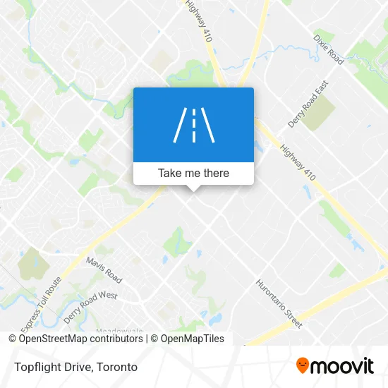 Topflight Drive map