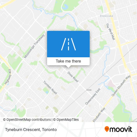 Tyneburn Crescent map