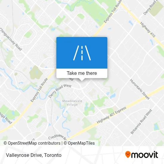 Valleyrose Drive map