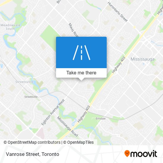 Vanrose Street map