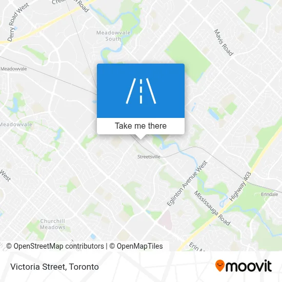 Victoria Street map