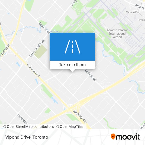 Vipond Drive map