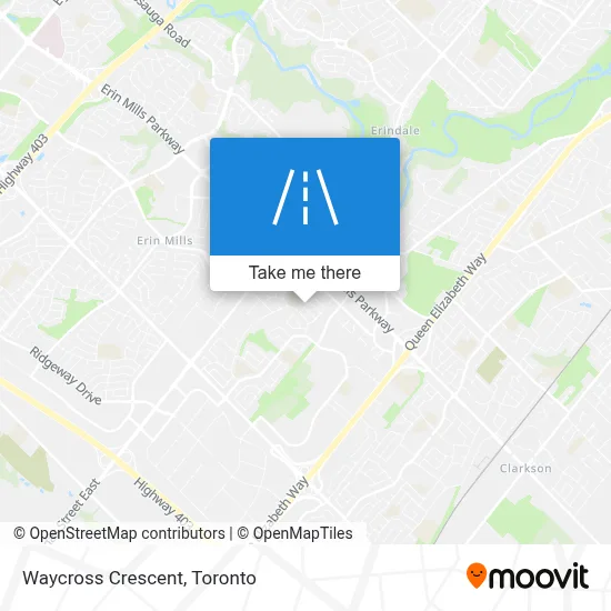 Waycross Crescent map