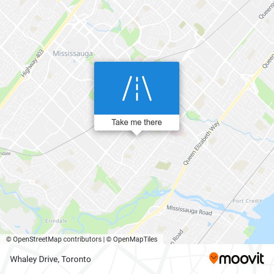 Whaley Drive map