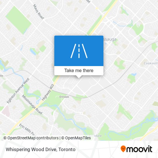 Whispering Wood Drive map