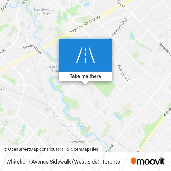 Whitehorn Avenue Sidewalk (West Side) plan