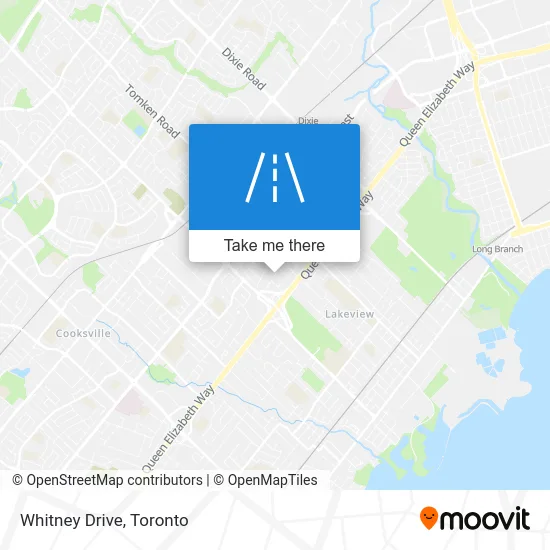 Whitney Drive map