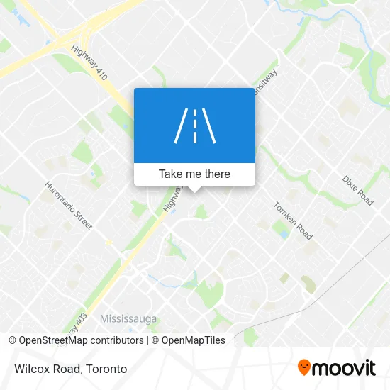 Wilcox Road map