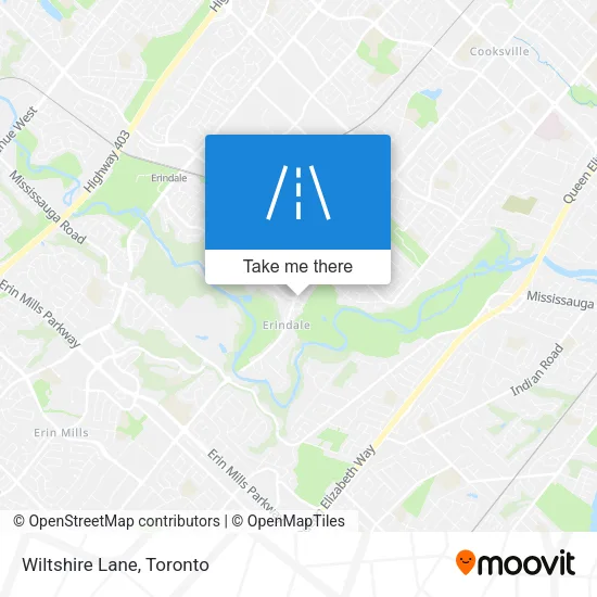 Wiltshire Lane map