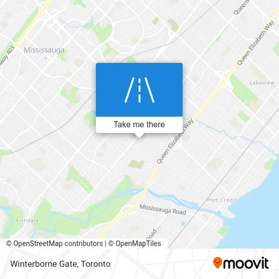 Winterborne Gate map