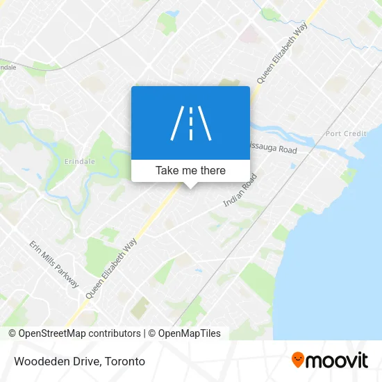 Woodeden Drive map