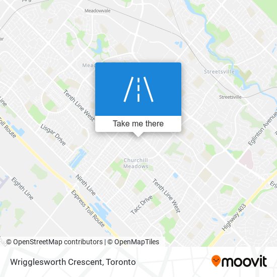 Wrigglesworth Crescent map