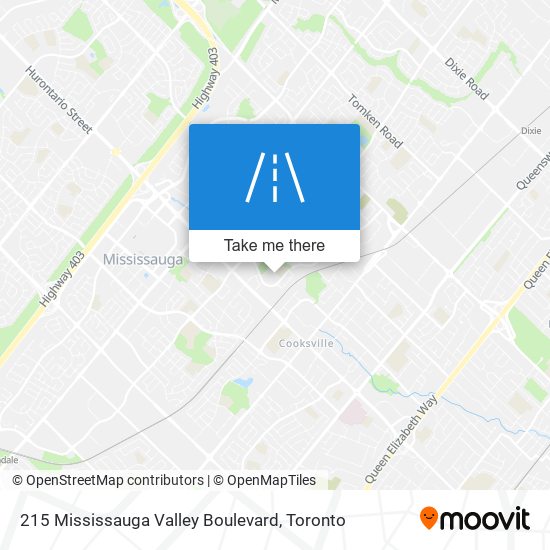 215 Mississauga Valley Boulevard map