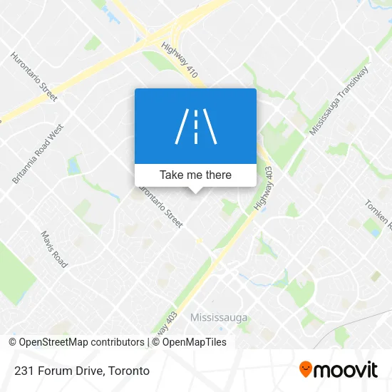 231 Forum Drive map