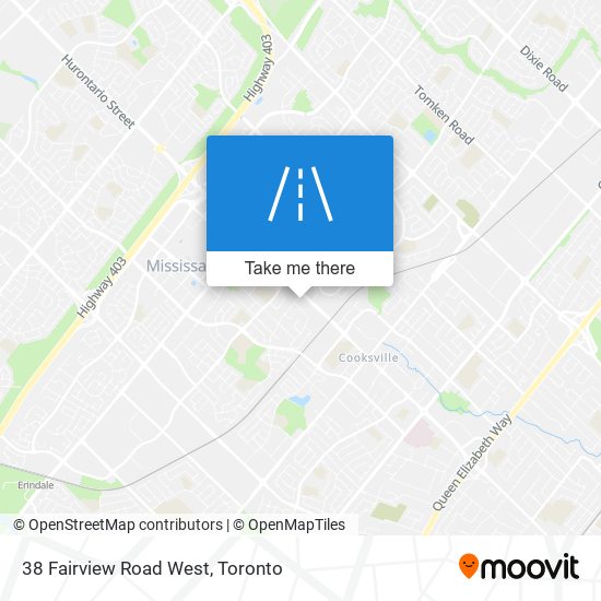 38 Fairview Road West map