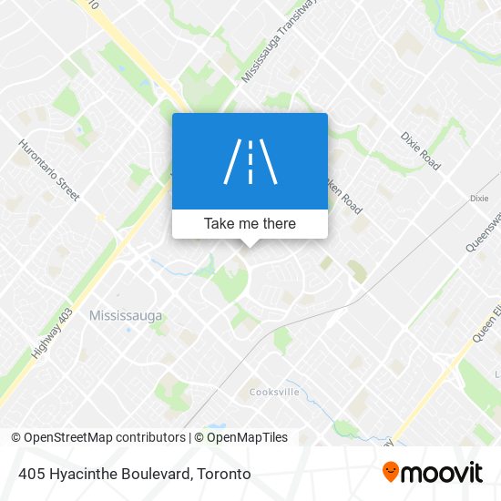 405 Hyacinthe Boulevard map