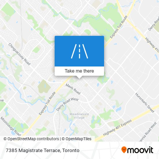 7385 Magistrate Terrace map