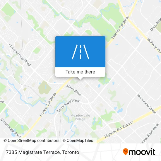 7385 Magistrate Terrace map
