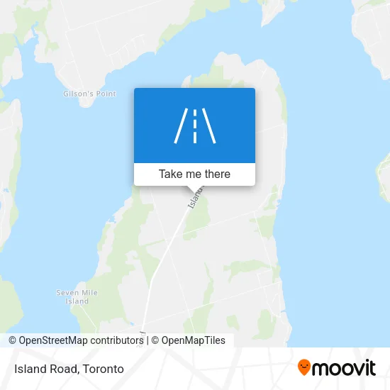 Island Road map