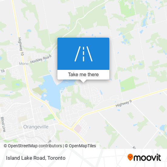 Island Lake Road plan