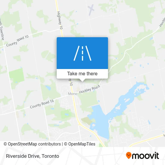 Riverside Drive map