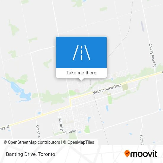 Banting Drive map