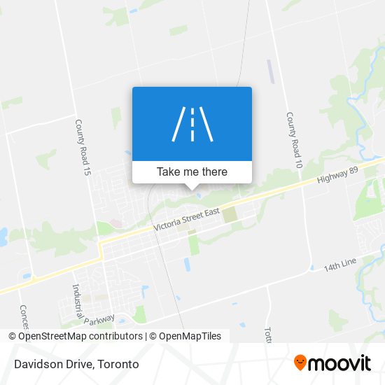 Davidson Drive map