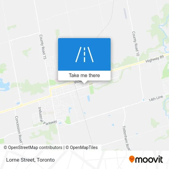 Lorne Street map