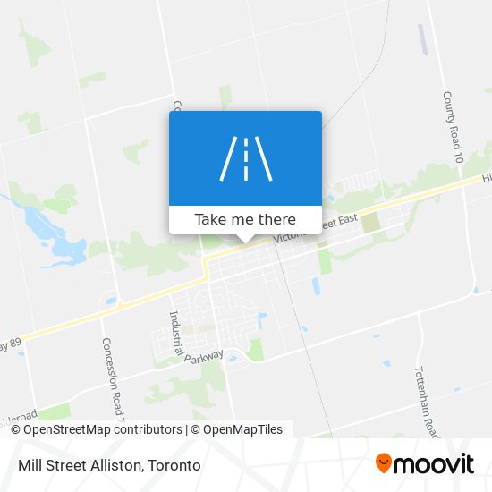 Mill Street Alliston map