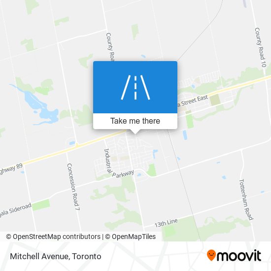 Mitchell Avenue map