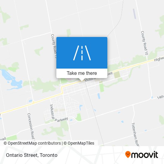 Ontario Street map