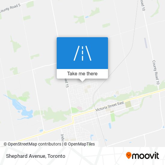 Shephard Avenue map