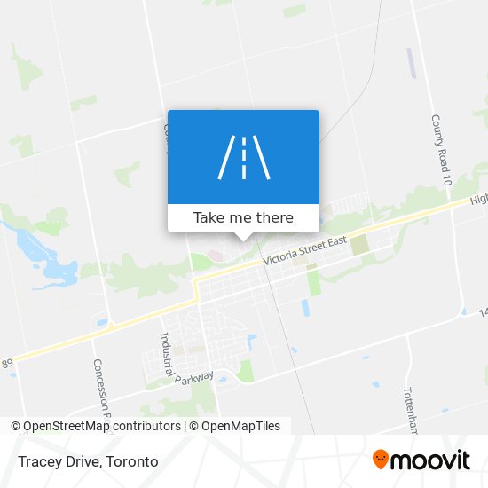 Tracey Drive map